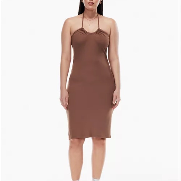 ARITZIA/ WILFRED Lanai Halter Midi Dress - Picture 5 of 5